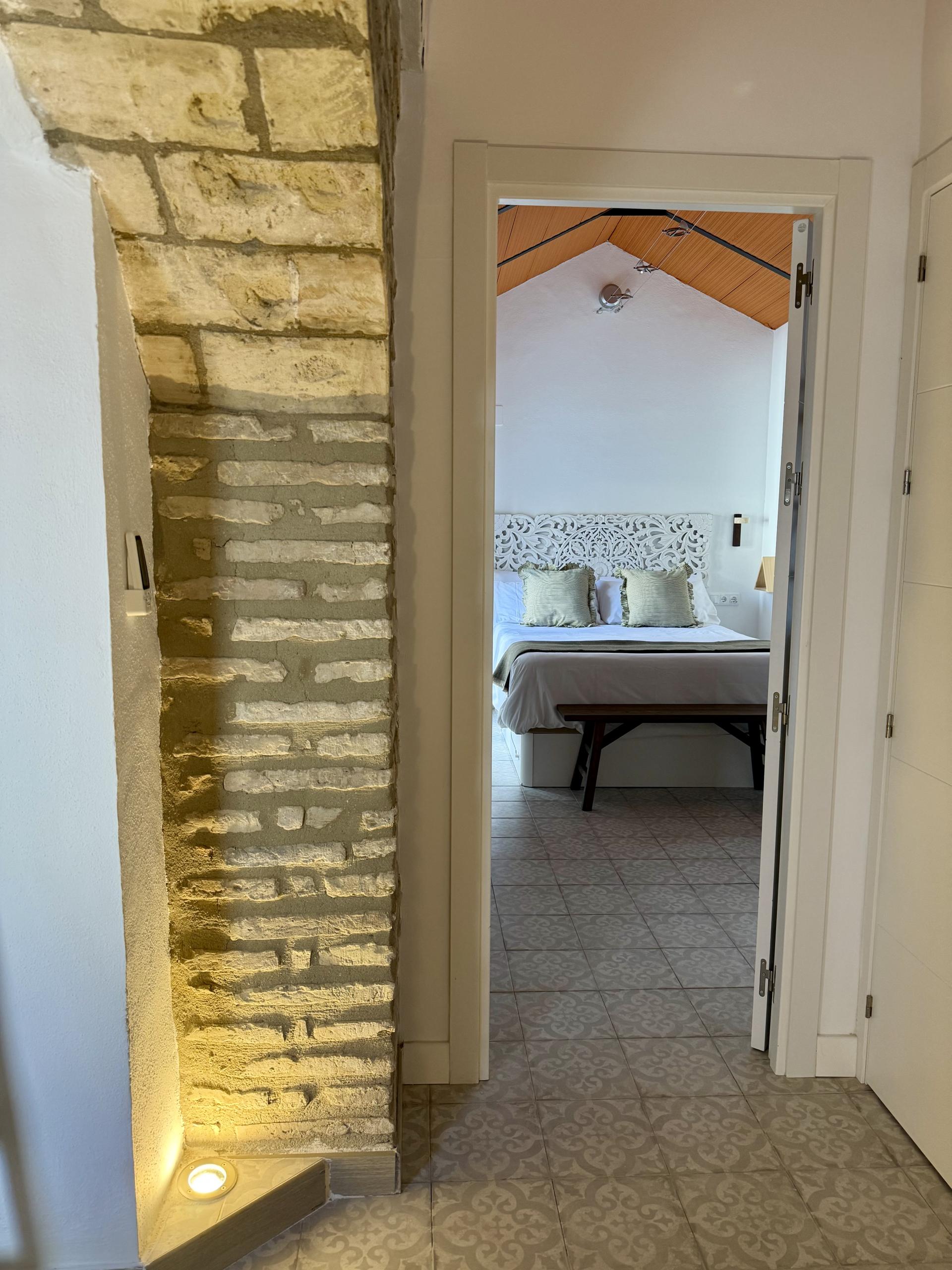 Dormitorio principal del apartamento turístico en Córdoba