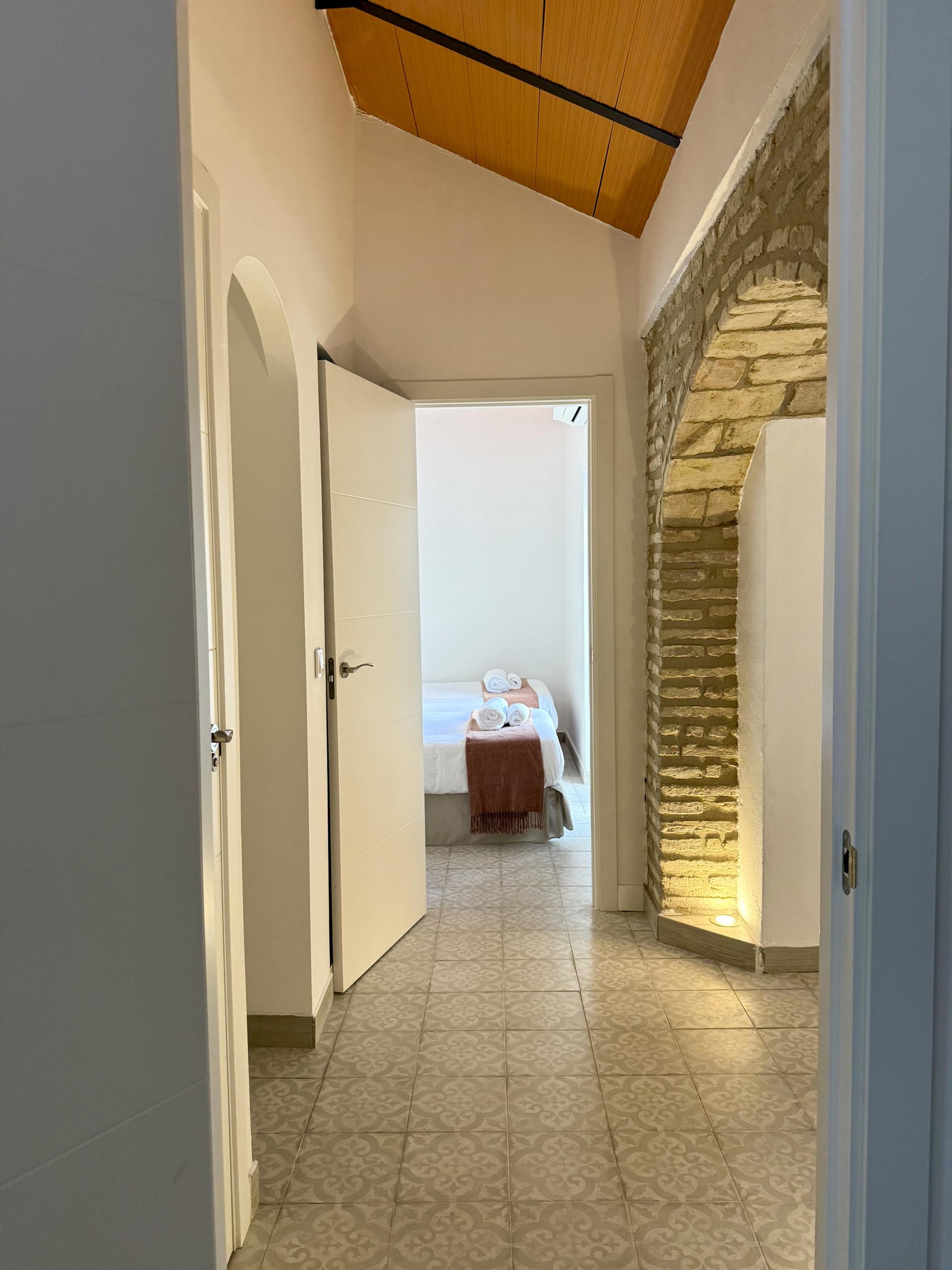 Dormitorio secundario del apartamento turístico en Córdoba